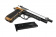 Пистолет WE Beretta M92 Long Silver Wood GGBB (GP304) фото 3
