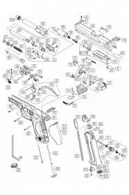 Рычаг затворной задержки KWC Smith&Wesson M&P 9 CO2 GBB (KCB-48AHN-F01) фото