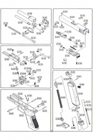 Винт фиксации поршня WE Glock 34 Gen.4 GGBB (GP625B-G-58) фото