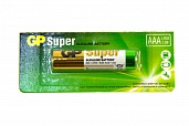 Батарейка алкалиновая GP Super AAA LR03-5BL 1.5В (GPS-AAA)