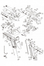 Винт фиксации целика KWC Smith&Wesson M&P 9 CO2 GBB (KCB-48AHN-E04) фото