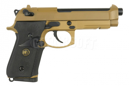 Пистолет WE Beretta M9A1 TAN CO2 GBB (CP321(TAN)) фото