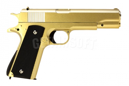 Пистолет Galaxy Colt 1911 Gold spring (G.13GD) фото