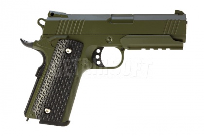 Пистолет  Galaxy Colt 1911PD Green spring (G.25G) фото