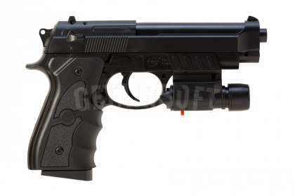 Пистолет Galaxy Beretta M92 с ЛЦУ spring (G.052BL) фото