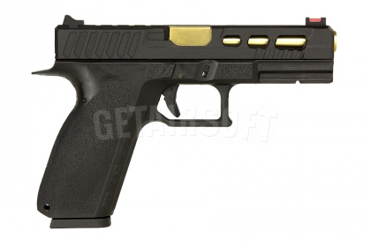 Пистолет KJW KP-13C Black&Gold CO2 GBB (CP442C) фото