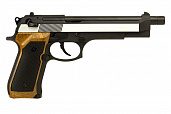 Пистолет WE Beretta M92 Long Silver Wood GGBB (DC-GP304) [2]