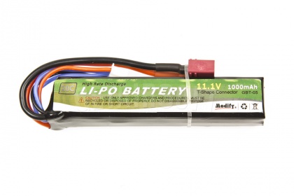 Аккумулятор Modify Li-Po 11,1V 1000 mAh (MDF-GBT-05) фото
