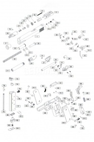 Губки магазина WE для линейки пистолетов Colt 1911 (GP109-73) фото