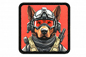 Патч ШВЕЙНЫЙ КОТ Красная Армия "Пёс" 2 (HK-RA-C2)