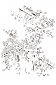 Пружина ударника KWC Beretta 92F CO2 GBB (KCB-23AHN-S02) фото