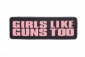 Патч TeamZlo Girls like guns too (TZ0148)