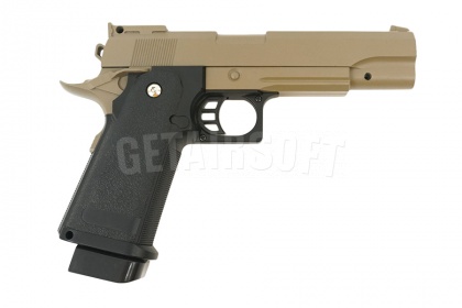 Пистолет Galaxy Colt Hi-Capa Desert spring (G.6D) фото
