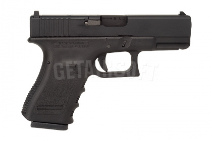 Пистолет WE Glock 19 Gen 3 с тактическим затвором GBB BK (GP650-19-BK) фото