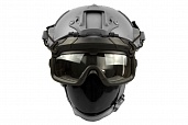 Очки защитные WoSporT для крепления на шлем Ops Core BK (MA-114-BK)