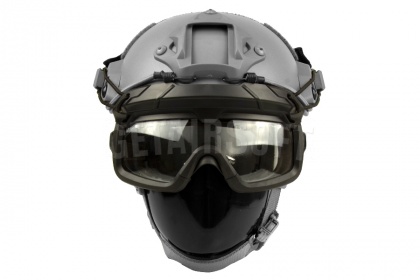 Очки защитные WoSporT для крепления на шлем Ops Core BK (MA-114-BK) фото