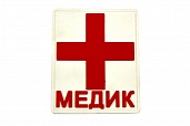 Патч TeamZlo Медик с крестом WT-RD 8*7 см ПВХ (TZ0117WR)