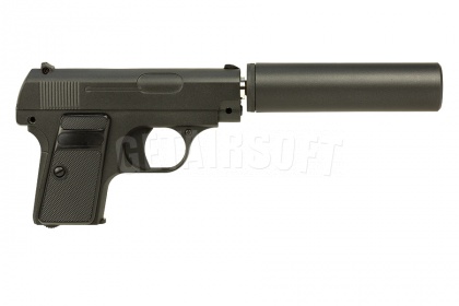 Пистолет Galaxy Colt 25 с глушителем mini spring (G.1A) фото