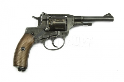 Револьвер Gletcher Наган обр.1895 г Black version CO2 (CP131A) фото