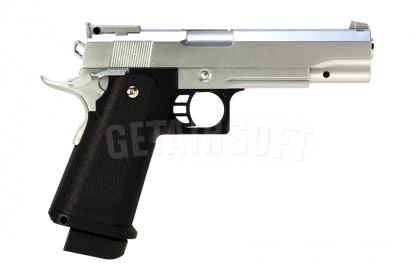 Пистолет Galaxy Colt Hi-Capa Silver spring (G.6S) фото