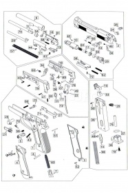 Боевая пружина WE Beretta M92 Gen.2 Full Auto GGBB (GP301-v2-82) фото