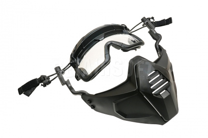 Маска защитная WoSporT с креплением на шлем Ops Core BK (MA-116-BK) фото