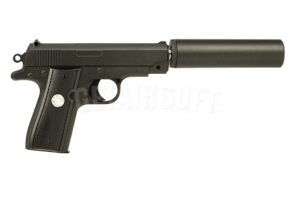 Пистолет Galaxy Browning с глушителем mini spring (G.2A) фото