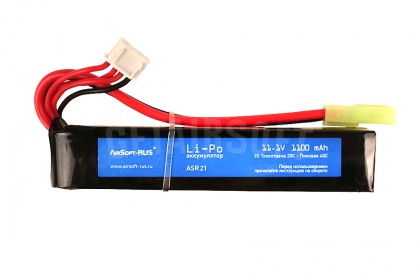 Аккумулятор Li-Po 11,1V 1100 mAh (ASR21) фото