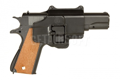 Пистолет  Galaxy Colt 1911 с кобурой spring (G.13+) фото