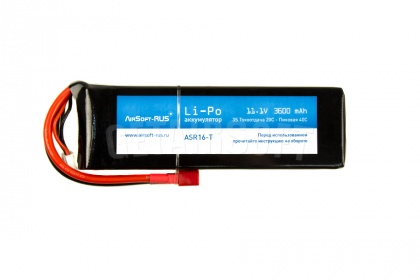 Аккумулятор Li-Po 11,1V 3600 mAh (ASR16-T) фото